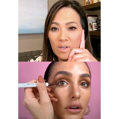 Dr. Pimple Popper and celebrity makeup artist Ash K. Holm discussing how to prep skin for makeup